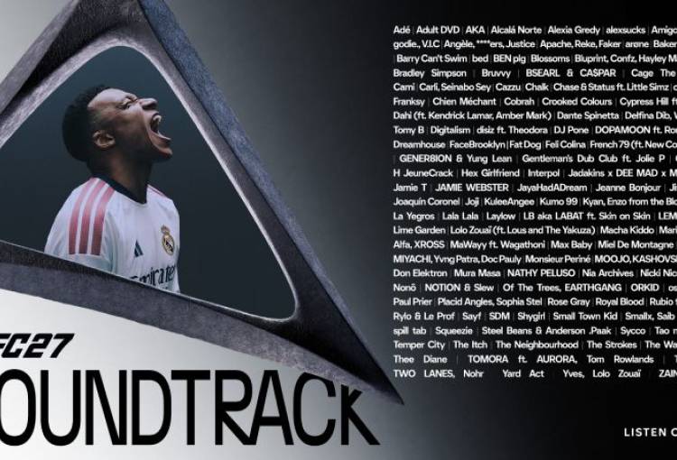 EA SPORTS FC 27 revela su banda sonora oficial: 120 canciones y presencia latinoamericana